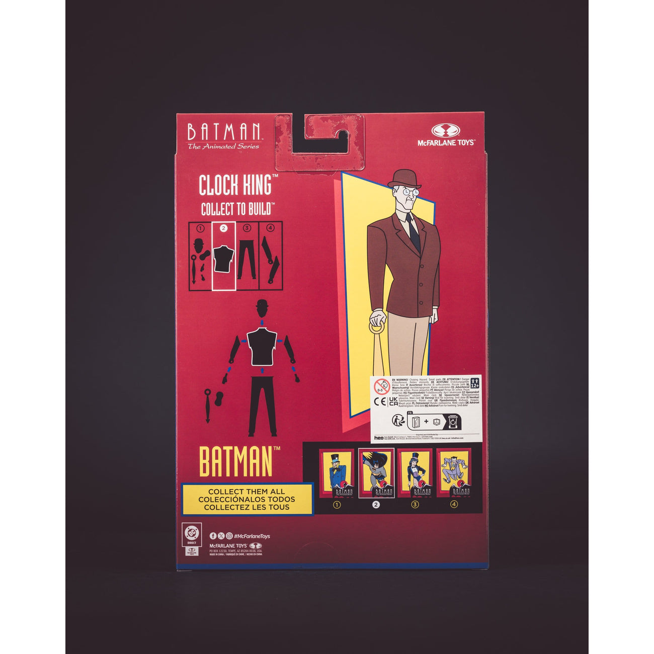 Produktbild Batman: The Animated Series DC Direct Build-A Actionfigur Wave 7 Batman (Alternate Expressions) (Platinum Edition) 15 cm