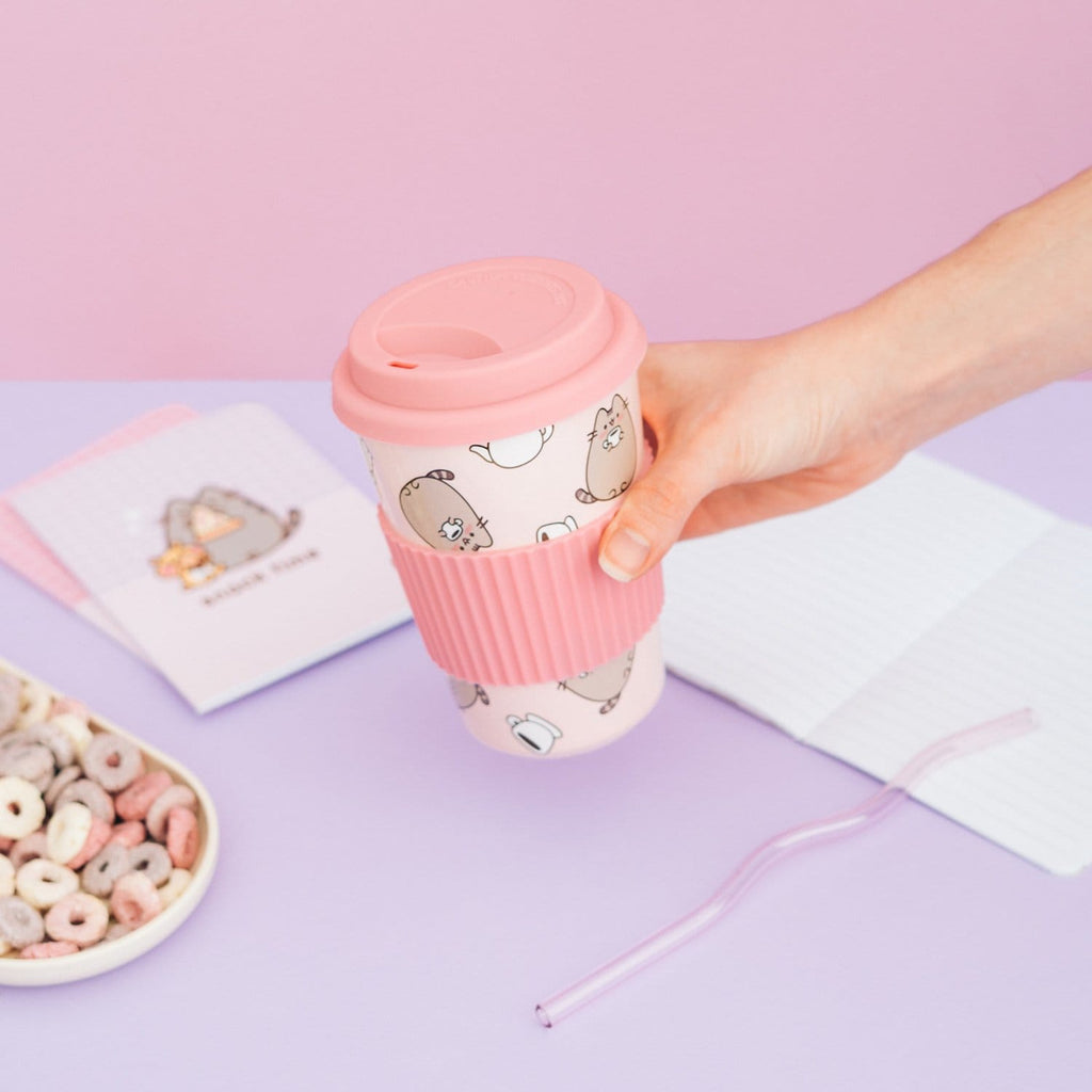 Produktbild Pusheen Keramikbecher mit Deckel 400 ml
