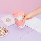 Produktbild Pusheen Keramikbecher mit Deckel 400 ml