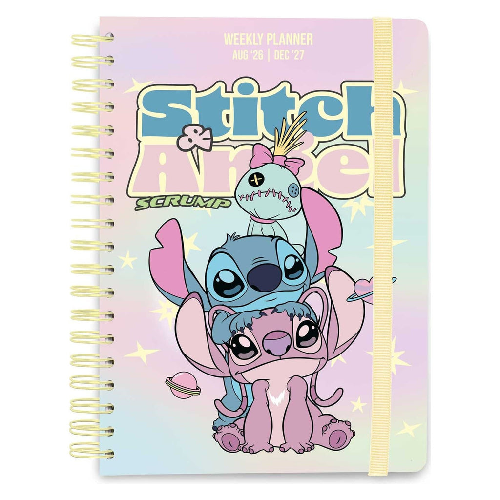 Product image Disney Appointment Calendar Weekly Planner 2026/2027 Stitch and Angel A5