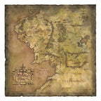Produktbild Herr der Ringe Kunstdruck Parchment Map of Middle-earth 59 x 30 cm