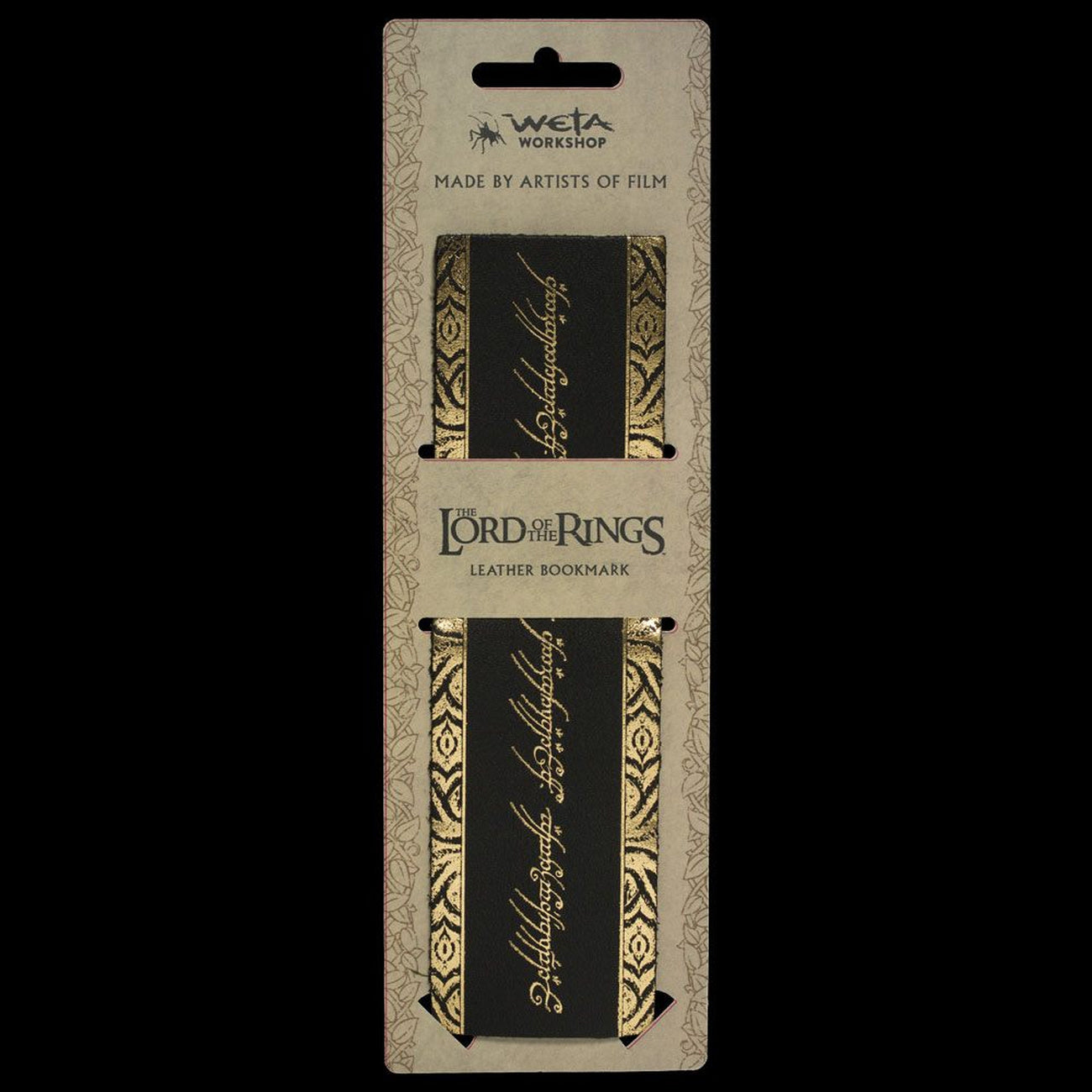 Product image The Lord of the Rings Leather Bookmark The One Ring Inscription