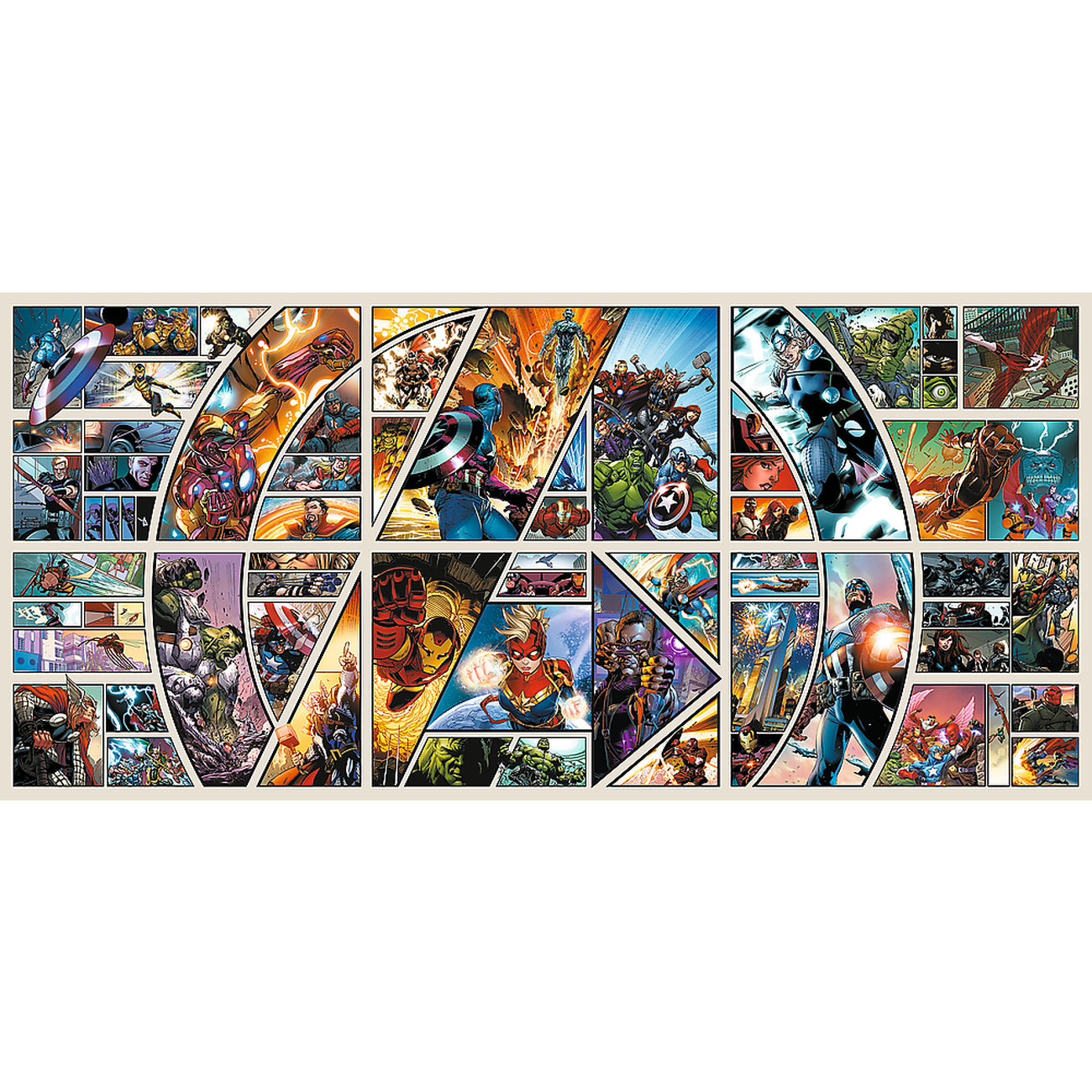 Produktbild Avengers - Across The Comic Universe Puzzle Kollektion mit Poster