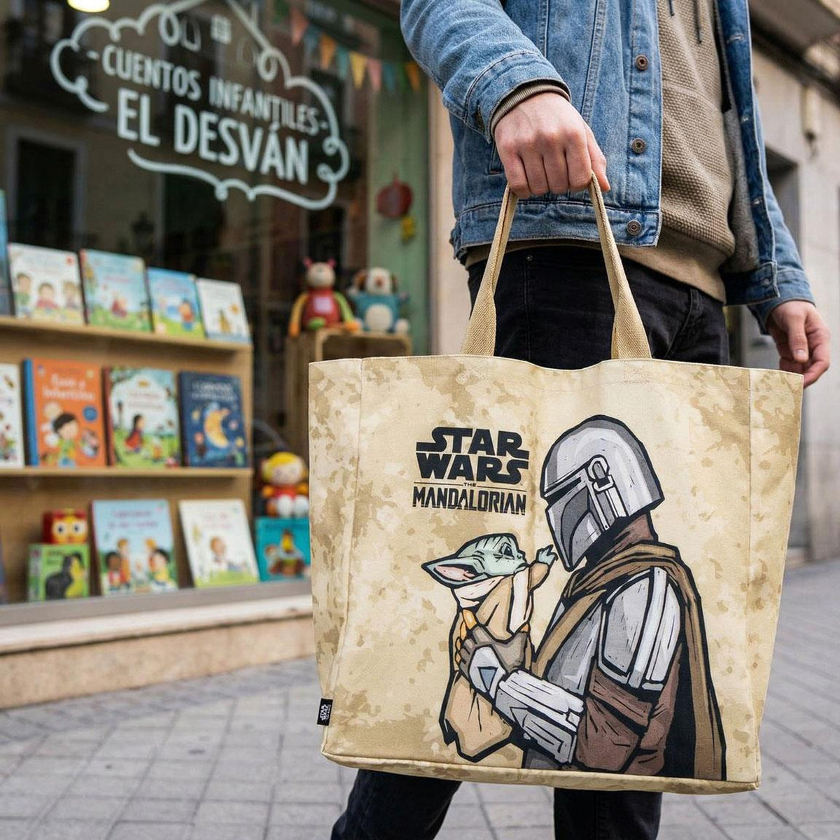 Produktbild Grogu und Mando Shopper Tasche - Star Wars Mandalorian & Grogu