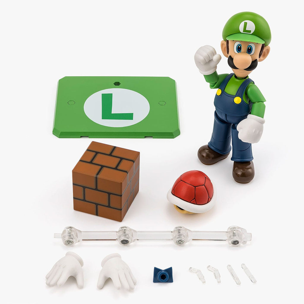 Produktbild Super Mario S.H. Figuarts Actionfigur Luigi 11 cm