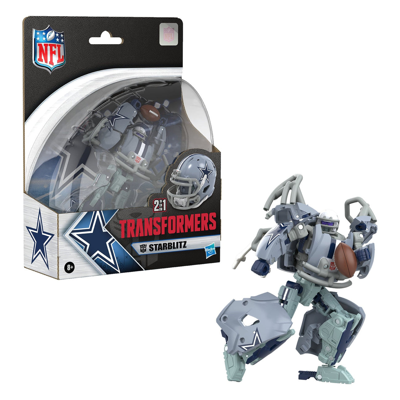 Produktbild Transformers x NFL Actionfigur Dallas Cowboys: Starblitz 14