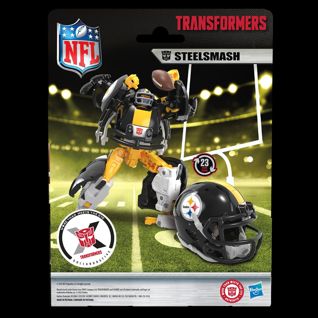 Produktbild Transformers x NFL Actionfigur Pittsburgh Steelers: