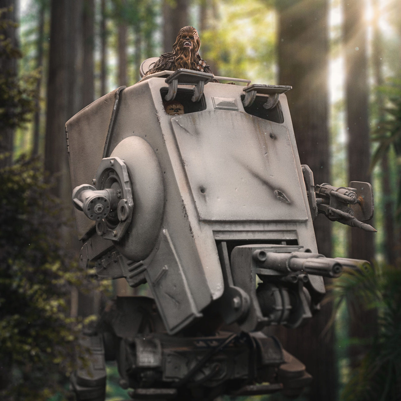 Produktbild Star Wars Demi Art Scale Statue 1/20 AT-ST and Chewbacca 53