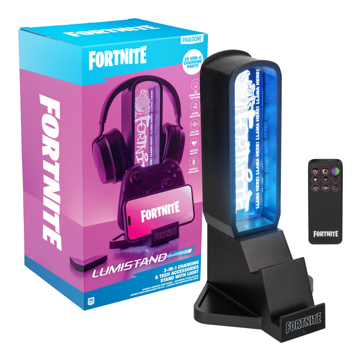 Produktbild Fortnite Kopfhörer-Halter mit Beleuchtung 30 cm