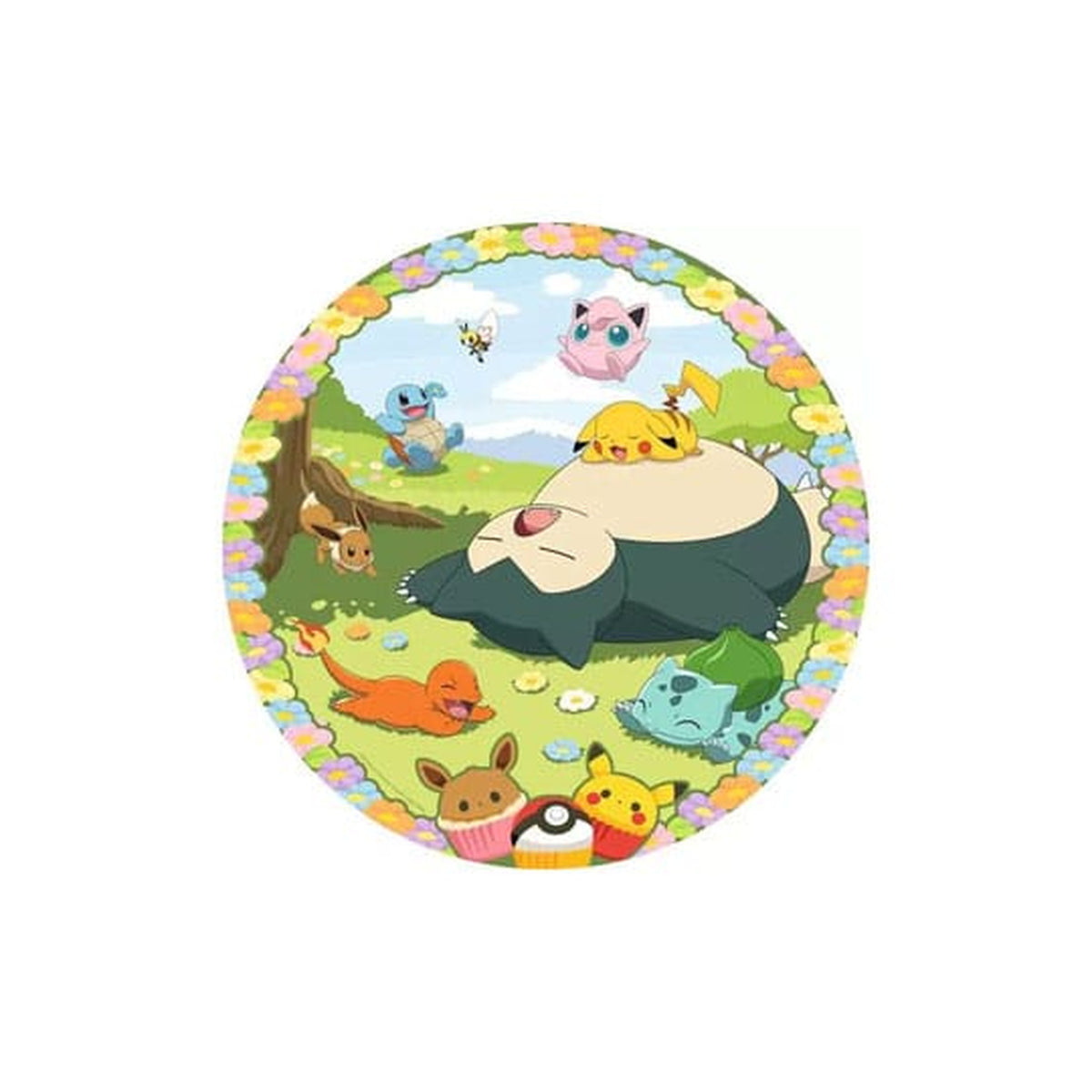 Produktbild Pokémon Rund-Puzzle Blumige Pokémon (500 Teile)