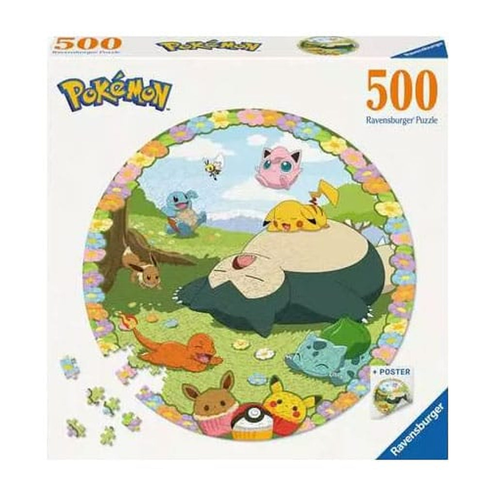 Produktbild Pokémon Rund-Puzzle Blumige Pokémon (500 Teile)