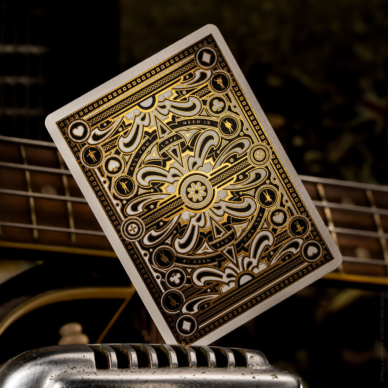 Produktbild The Beatles Spielkarten Black Special Edition