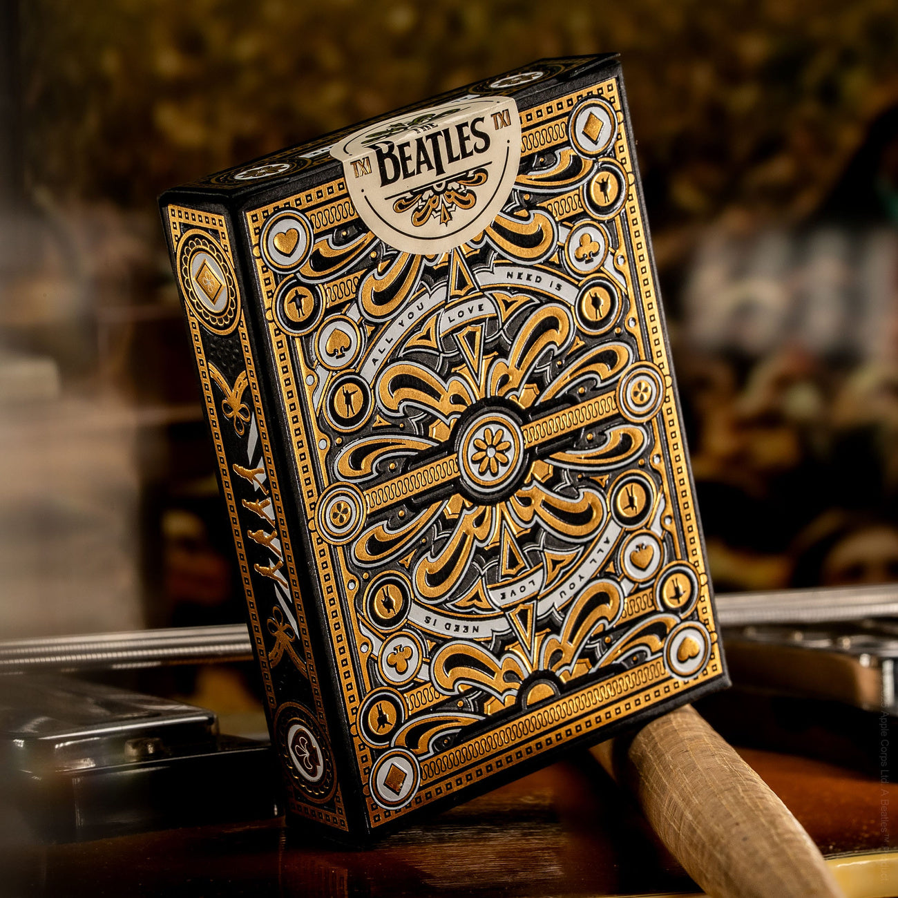 Produktbild The Beatles Spielkarten Black Special Edition