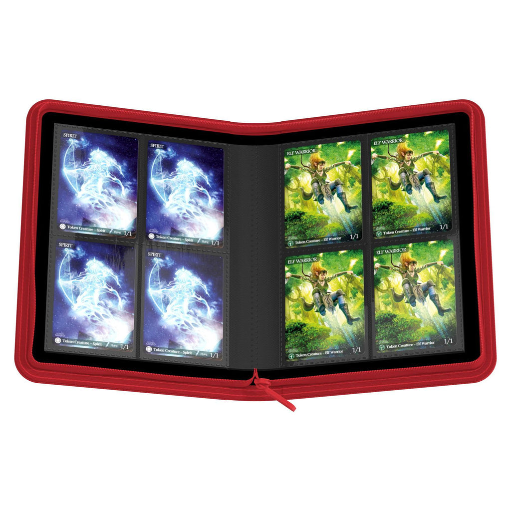 Produktbild Ultimate Guard Zipfolio 160 8-Pocket Xenoskin - Red