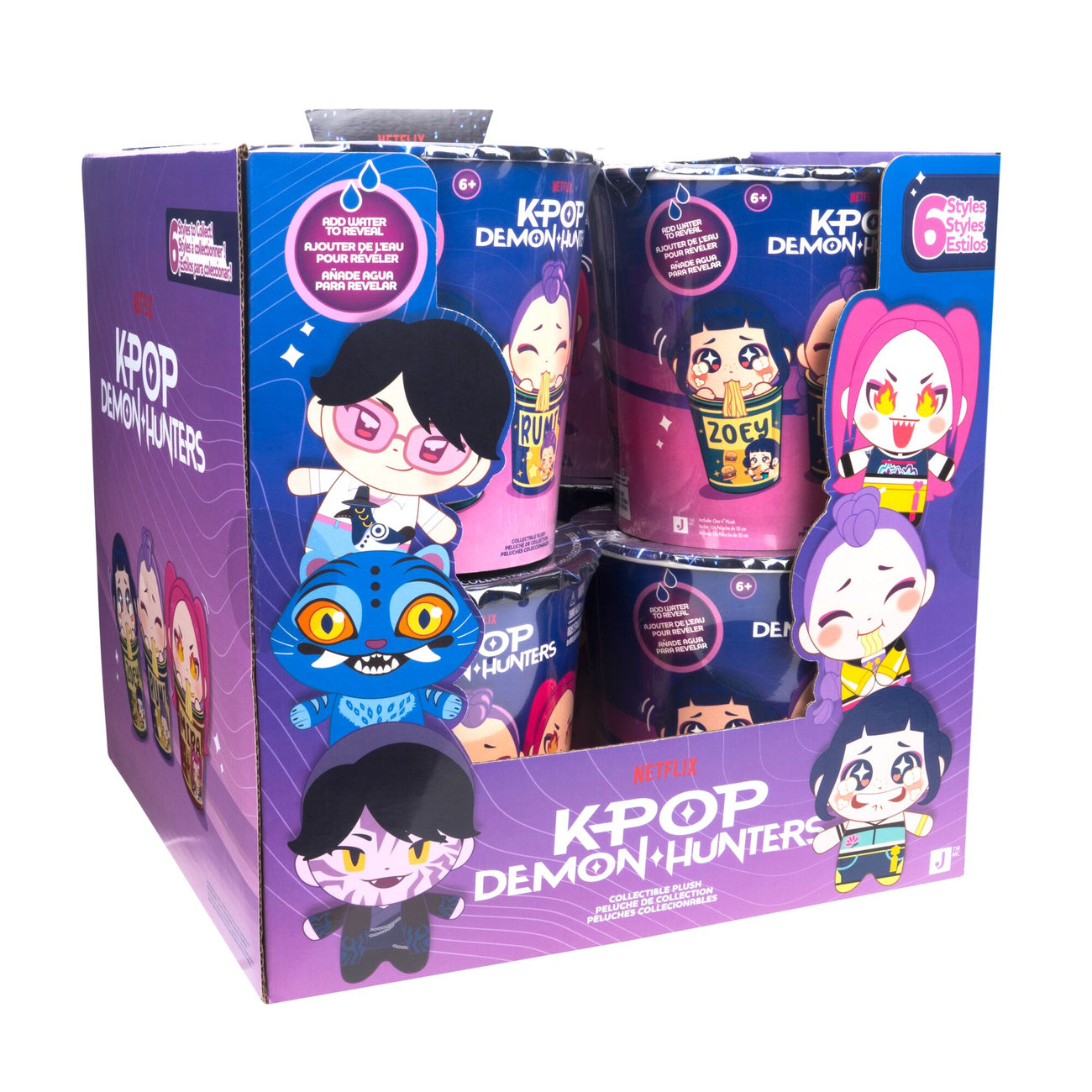 Produktbild KPop Demon Hunters - Ramen Mystery Plüsch Figur Display