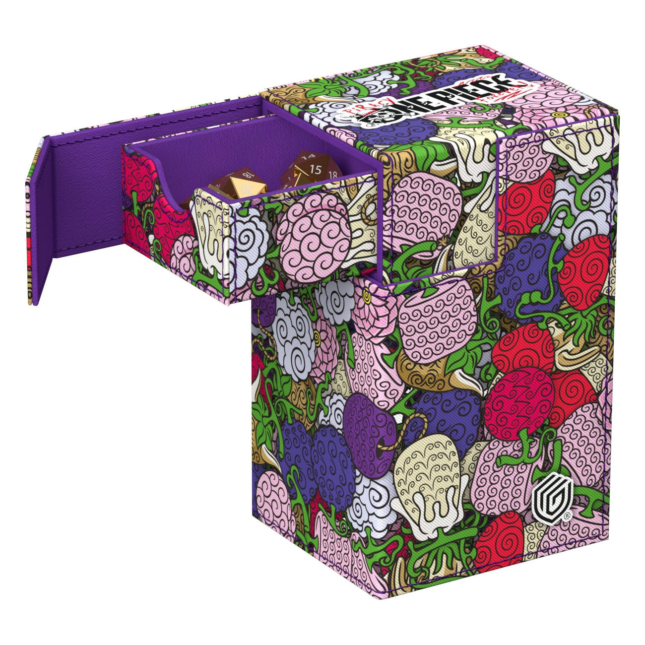 Produktbild One Piece - Teufelsfrüchte Ultimate Guard Flip'n'Tray 80+ Deckbox
