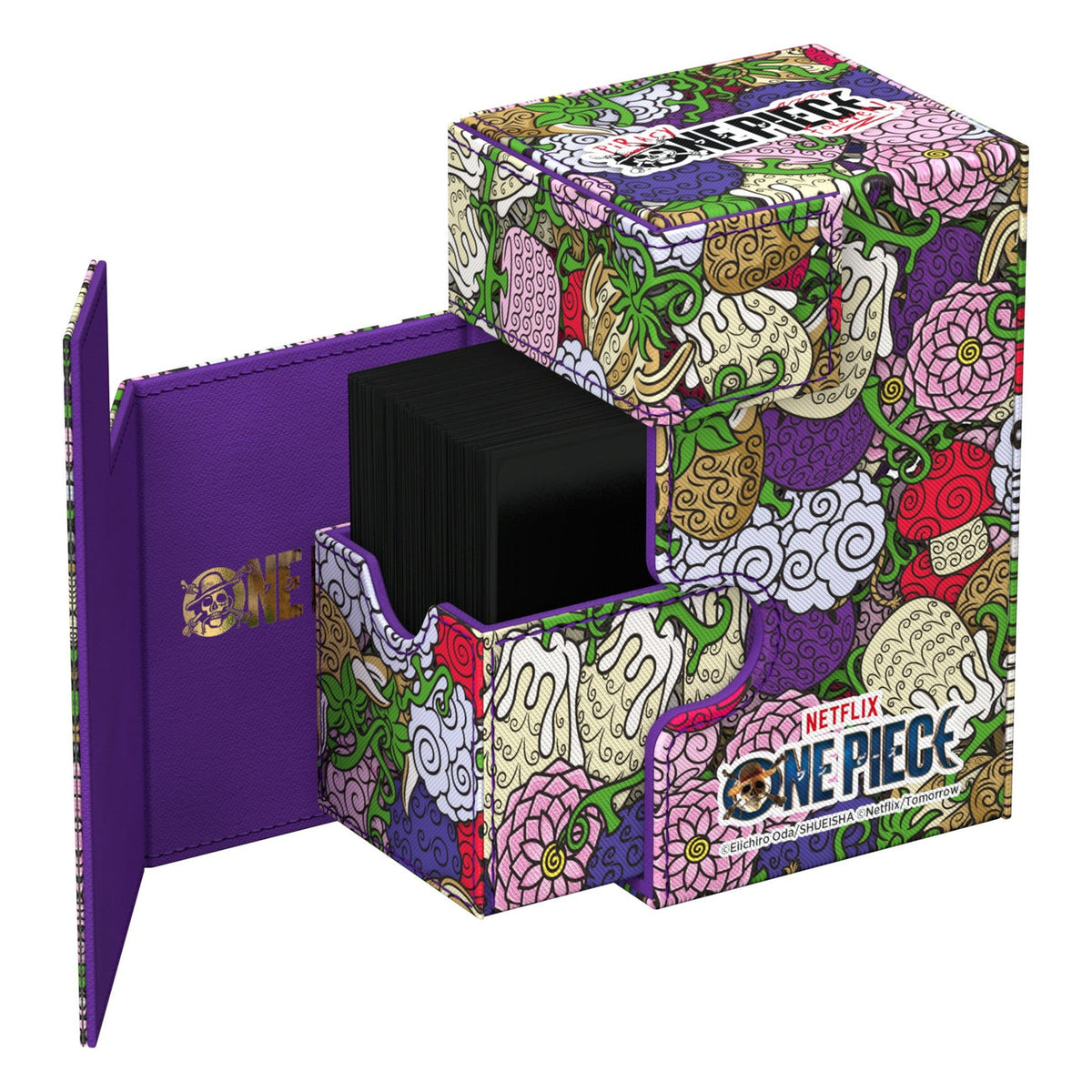 Produktbild One Piece - Teufelsfrüchte Ultimate Guard Flip'n'Tray 80+ Deckbox