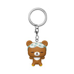 Produktbild Rilakkuma- Chairoikoguma Sleepy Funko Pop Schlüsselanhänger