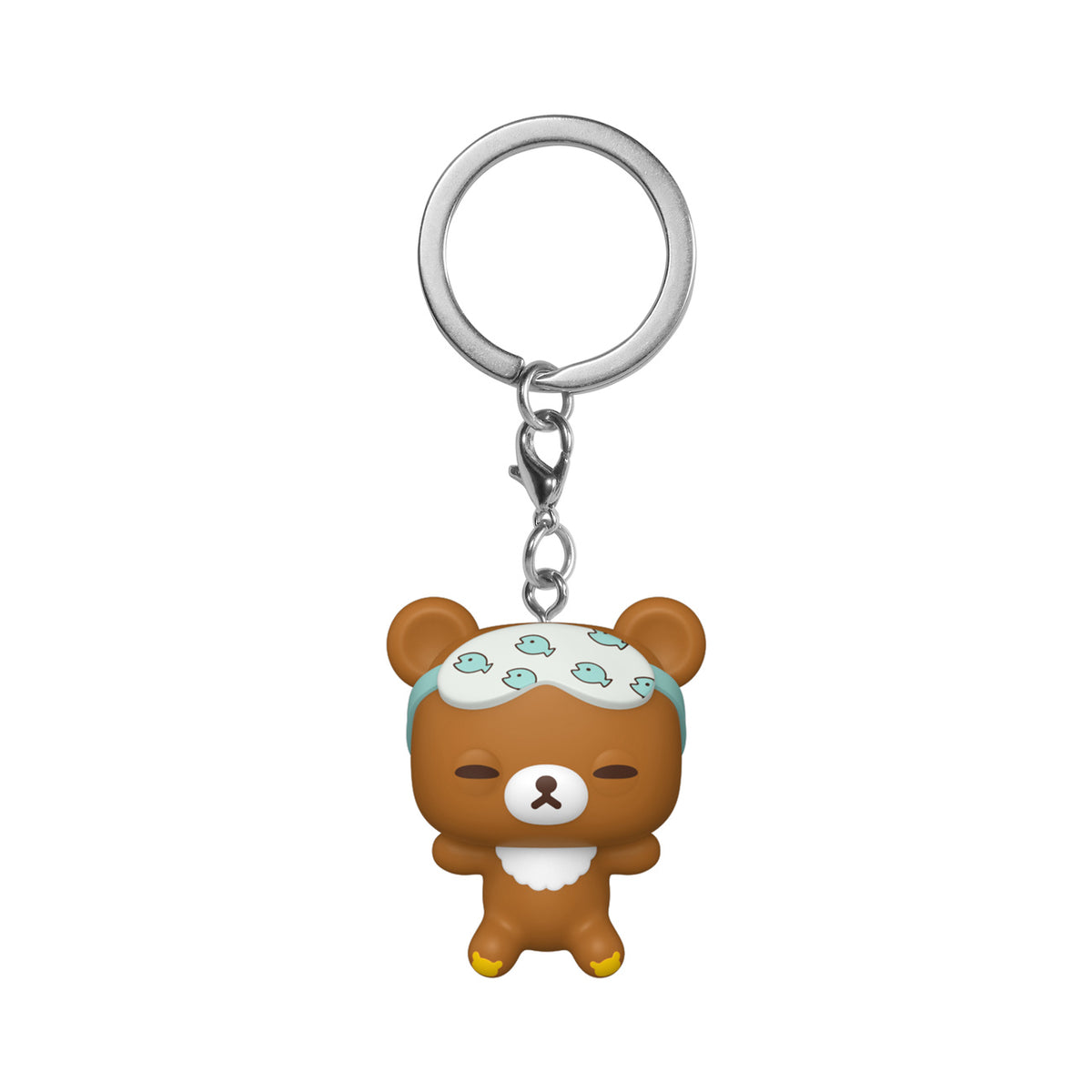 Produktbild Rilakkuma- Chairoikoguma Sleepy Funko Pop Schlüsselanhänger