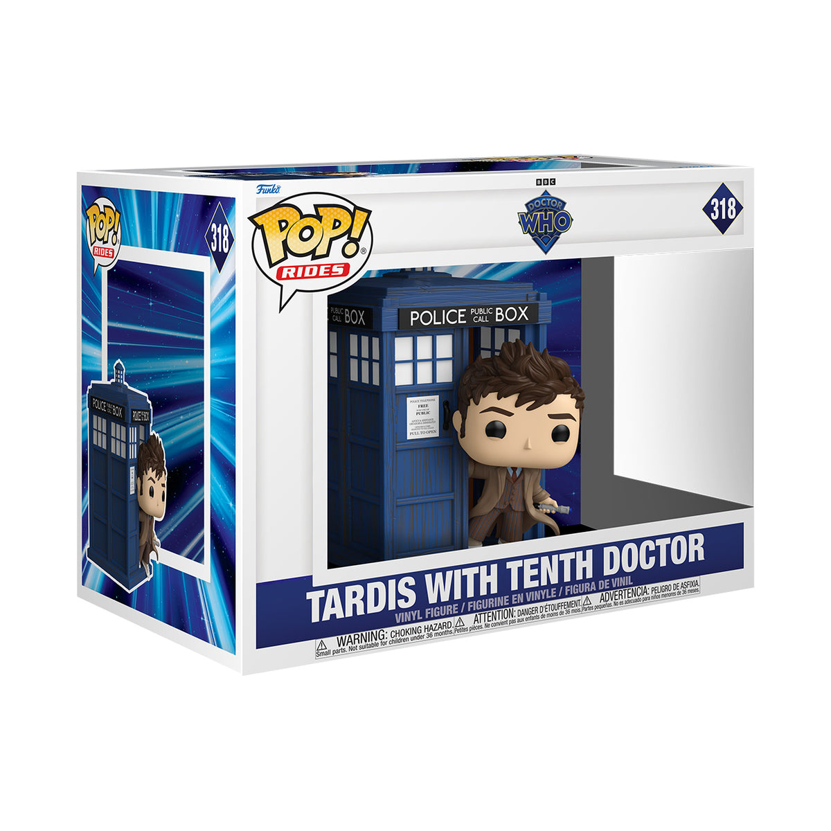 Product image Doctor Who - Tenth Doctor with TARDIS Funko Pop Figure Diorama