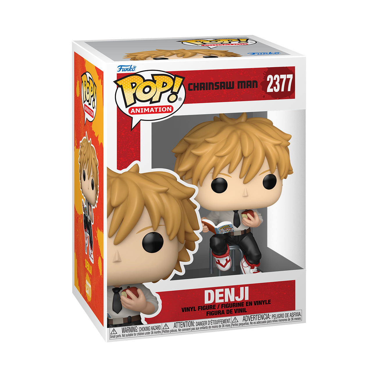 Produktbild Chainsaw Man - Denji (Reading) Funko Pop Figur