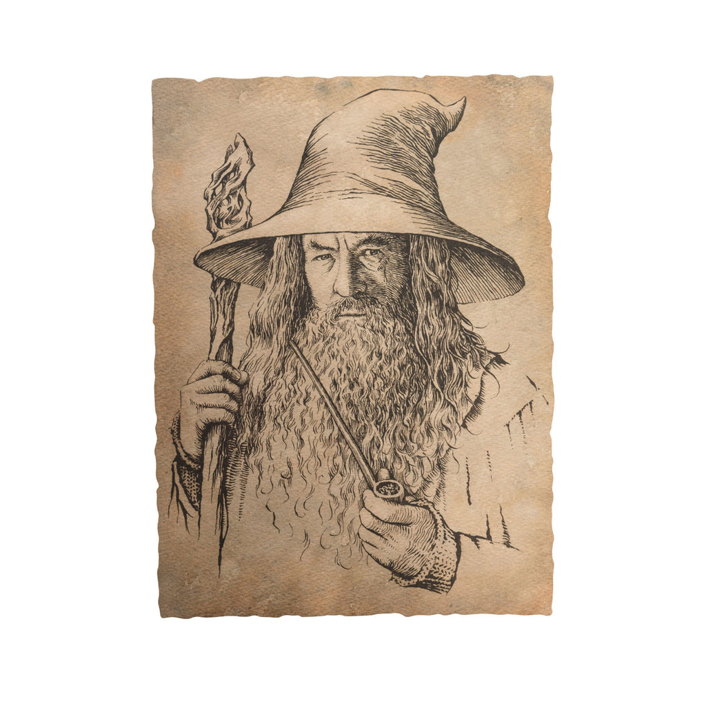 Produktbild Der Hobbit Kunstdruck Portrait of Gandalf the Grey 21 x 28