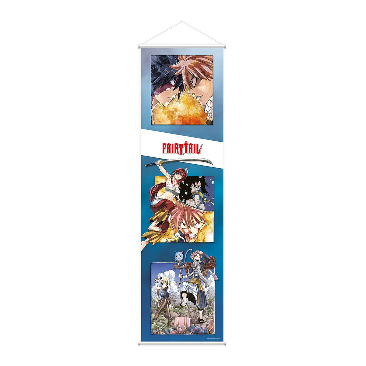 Produktbild Fairy Tail Wandrolle Tenugui Manga Style 33 x 120 cm