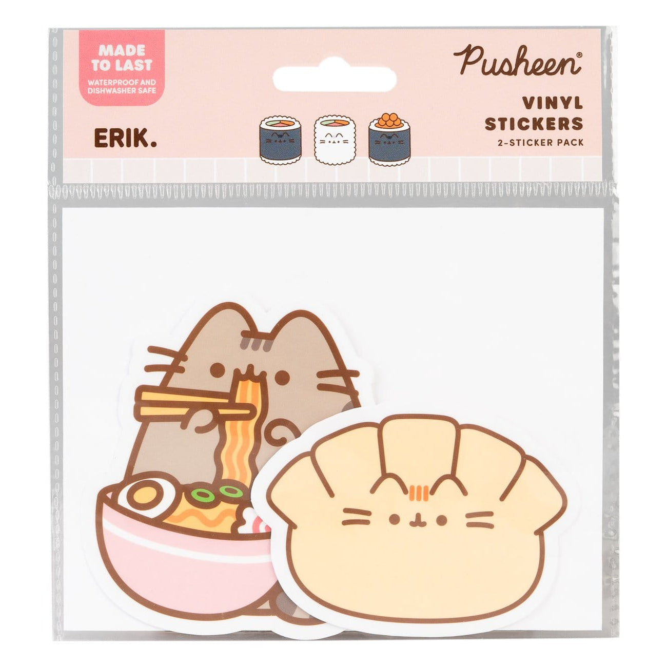 Product image Pusheen Vinyl Sticker Sushi Roll Vol. 6 Set of 2