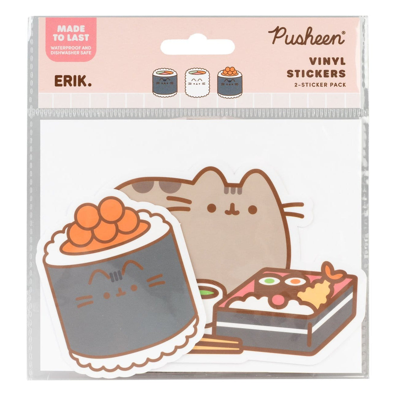 Produktbild Pusheen Vinyl-Sticker Sushi Roll Vol. 5 2er Set