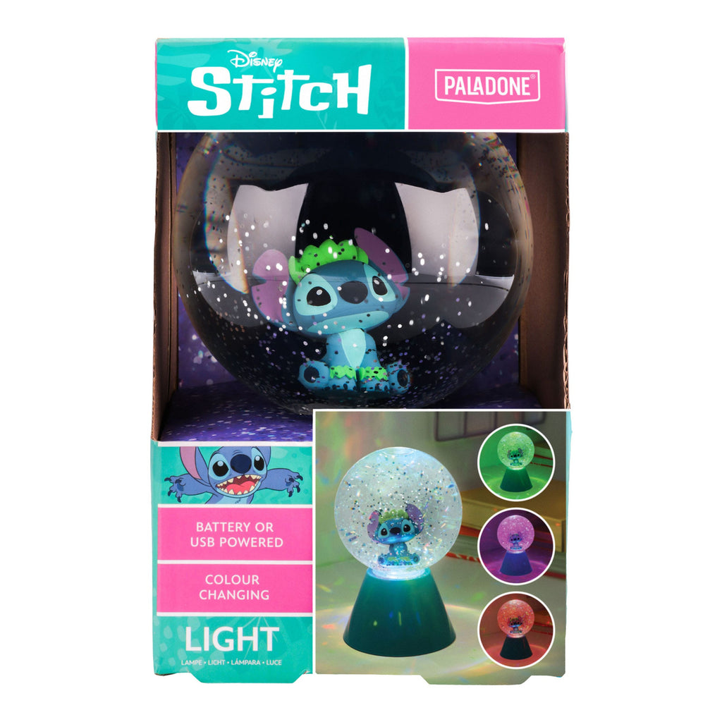 Produktbild Lilo & Stitch LED-Lampe Stitch Glitter Ball 17 cm