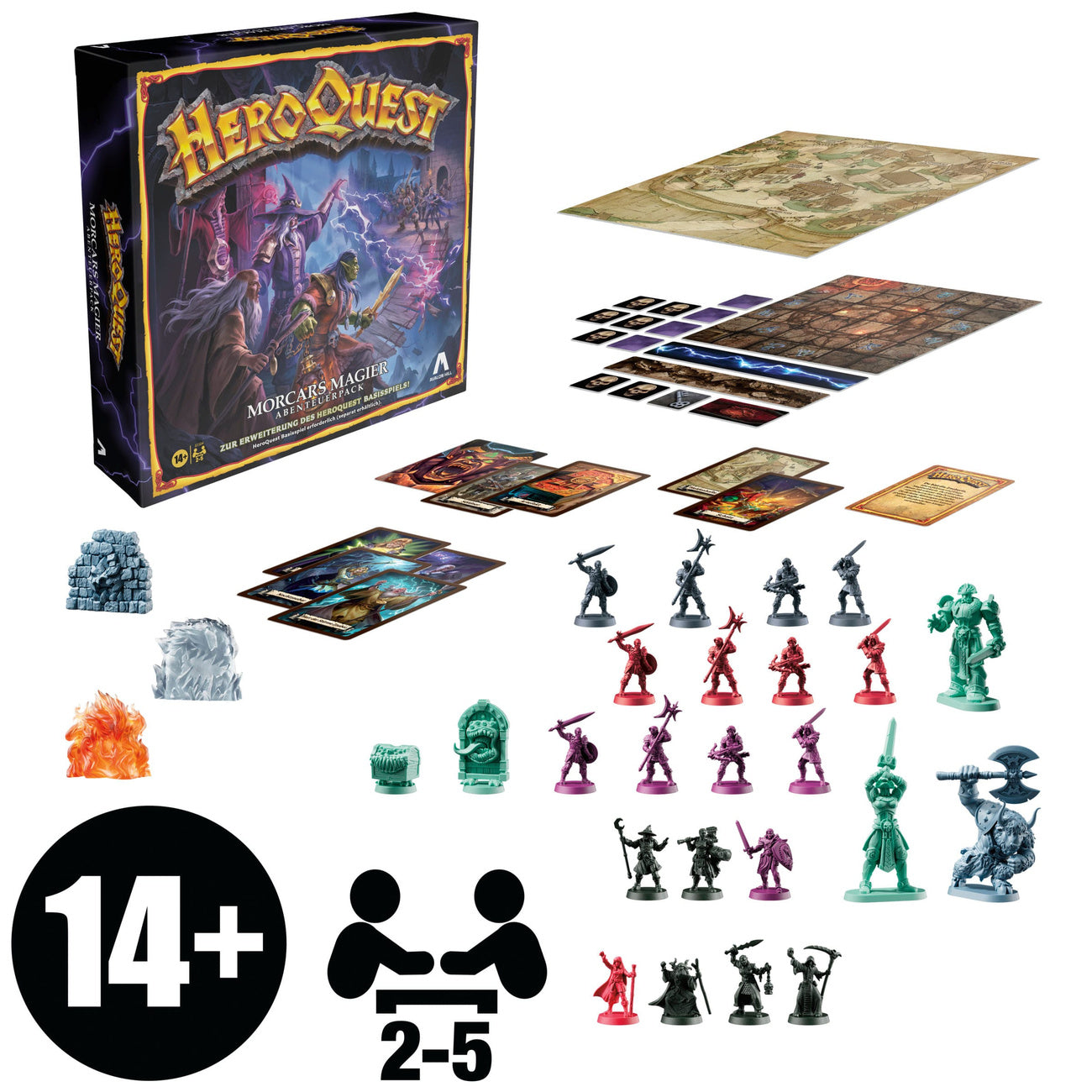 Produktbild HeroQuest Brettspiel-Erweiterung Morcars Magier