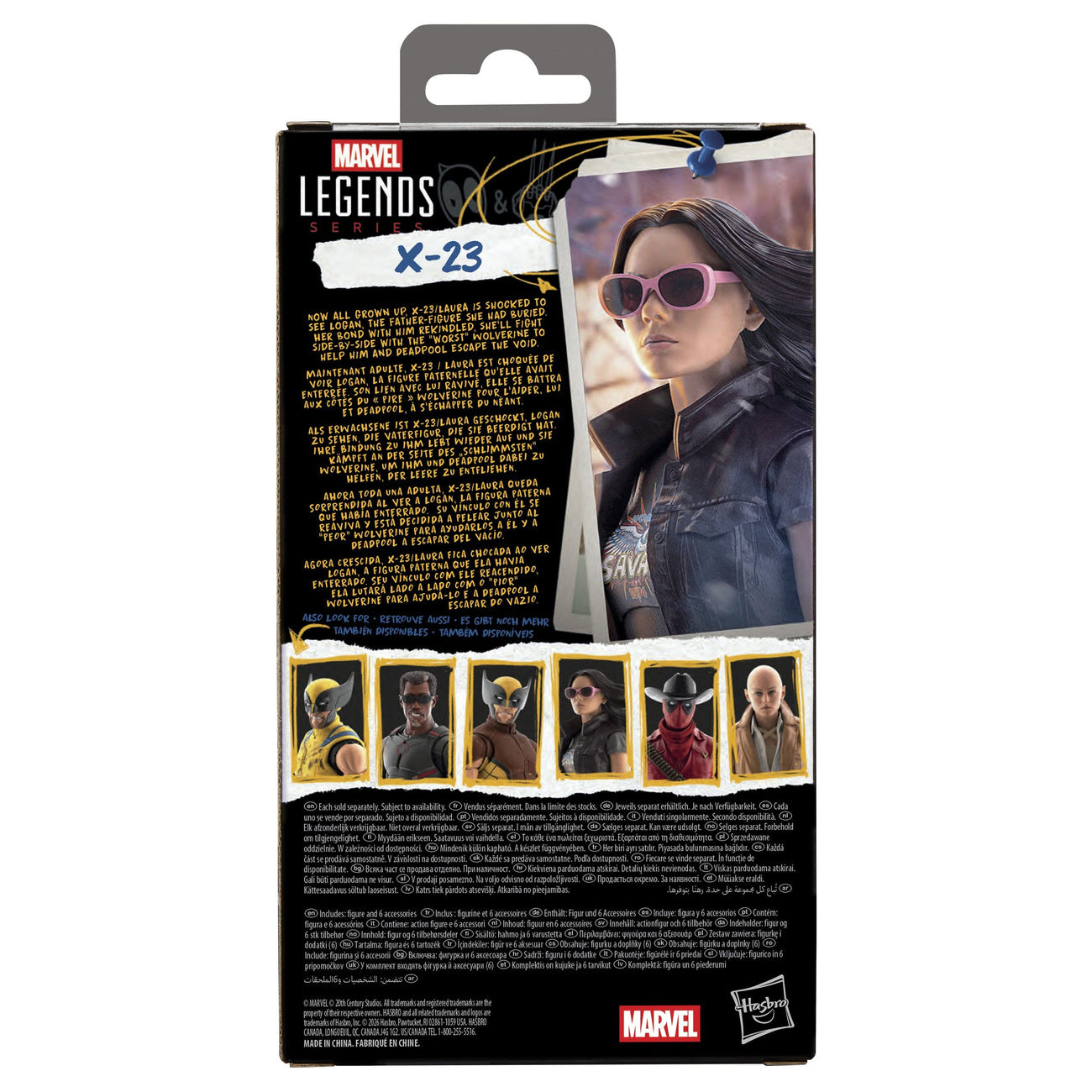 Produktbild Deadpool & Wolverine Marvel Legends Actionfigur X.23 15 cm