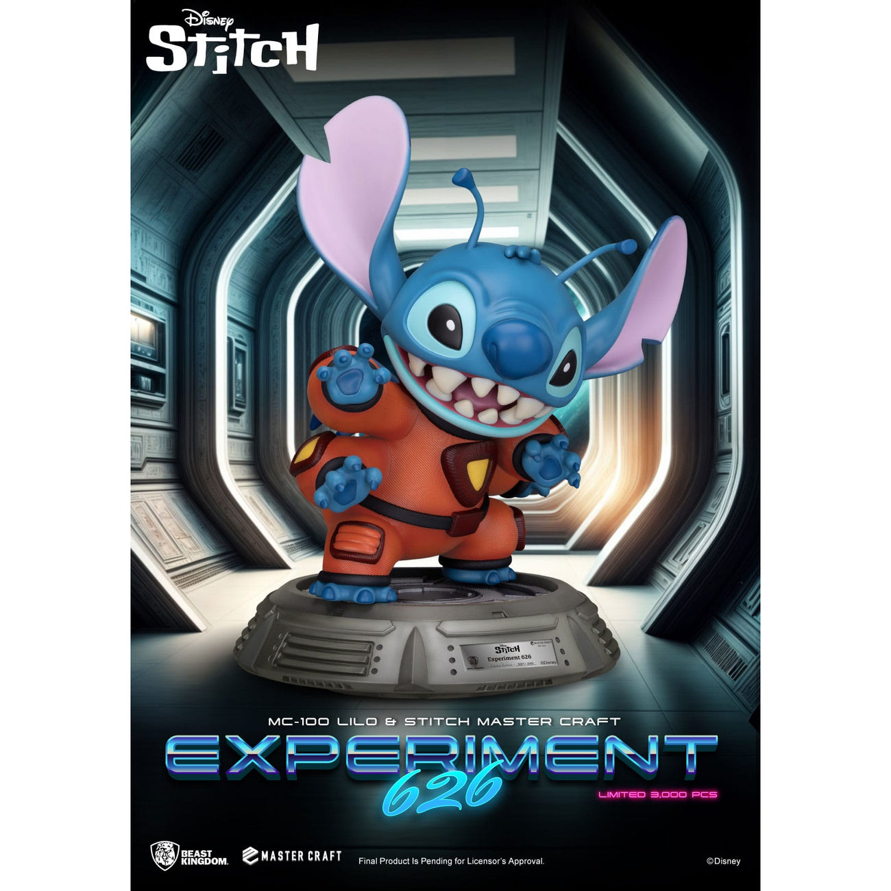 Produktbild Lilo & Stitch Master Craft Statue Experiment 626 39 cm