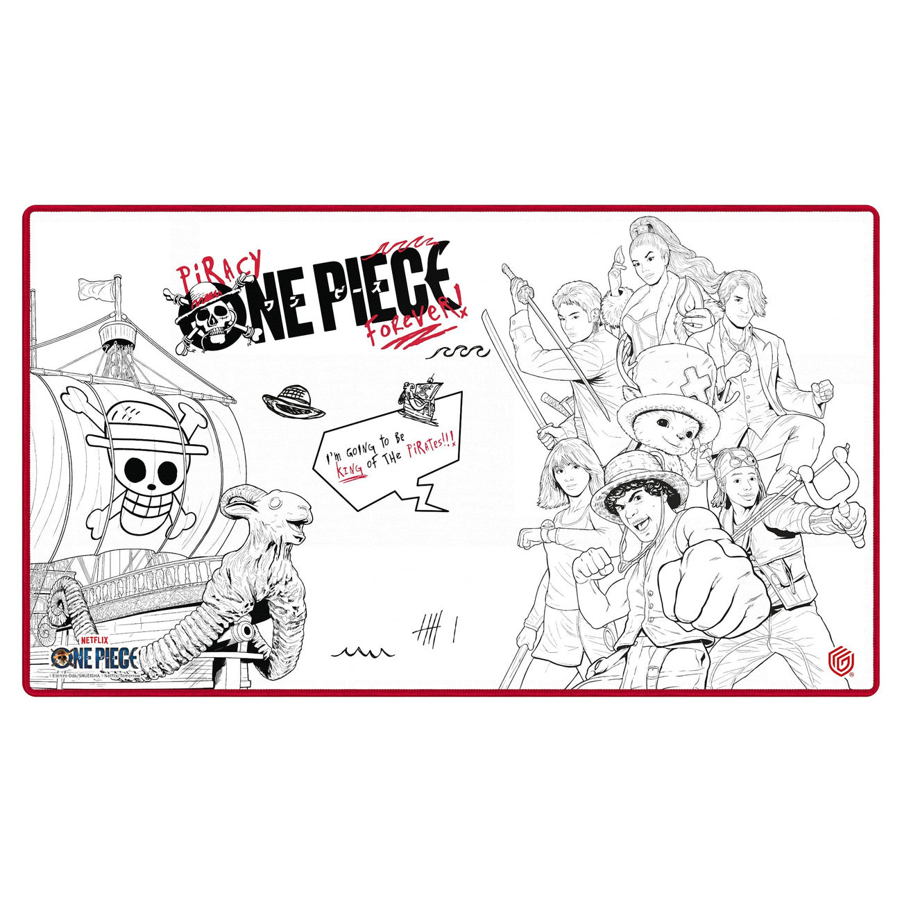 Produktbild Ultimate Guard Play-Mat One Piece - Sketch