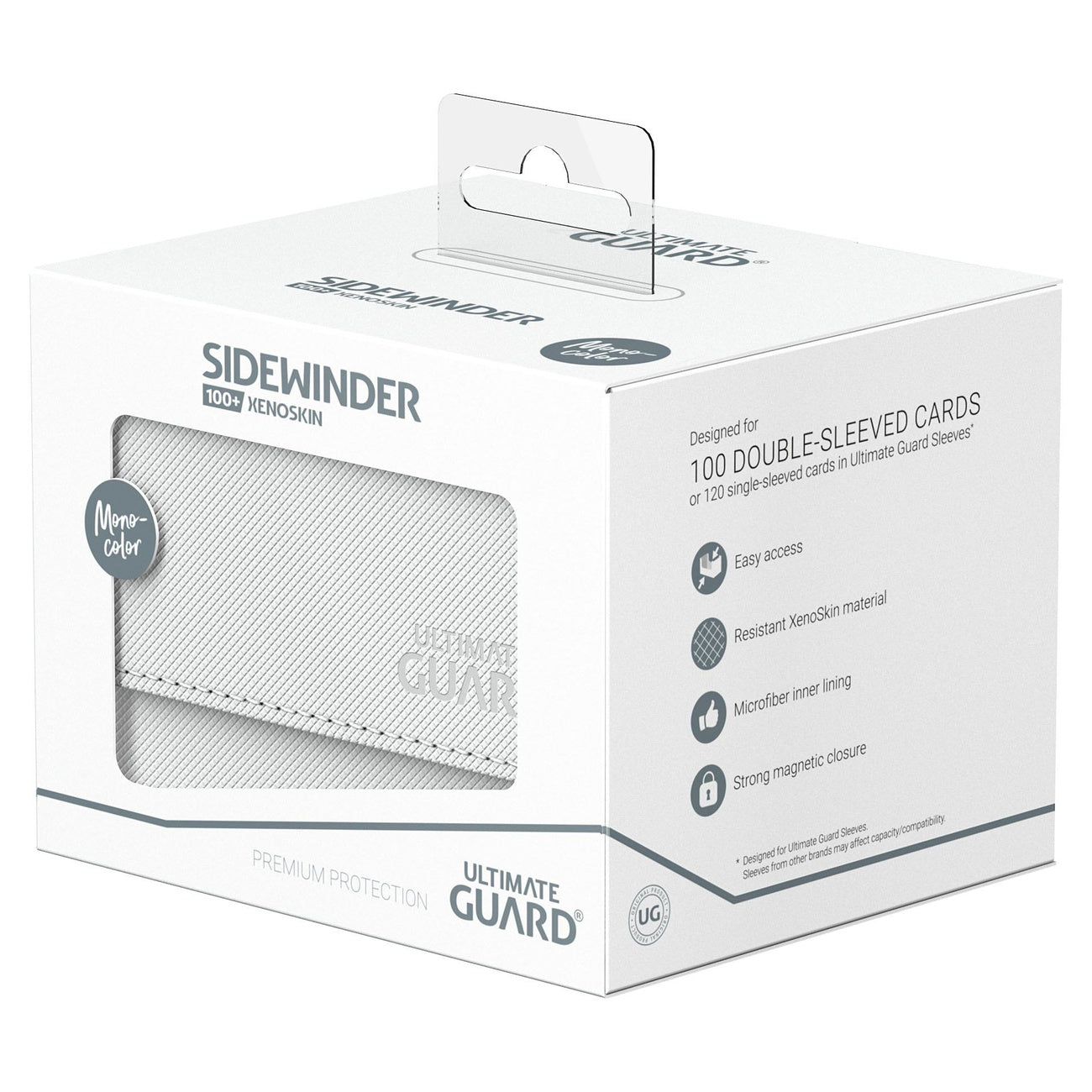 Produktbild Ultimate Guard Sidewinder 100+ Xenoskin - White