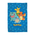 Produktbild Pokémon Flanell-Fleecedecke Starter Pokémon 130 x 160 cm