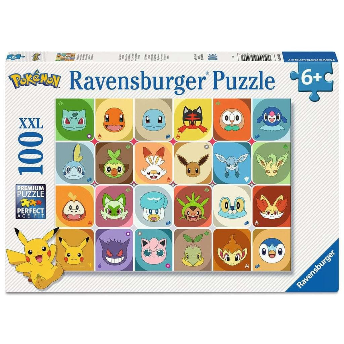 Produktbild Pokémon Kinderpuzzle Pokémon Gesichter (100 Teile XXL)