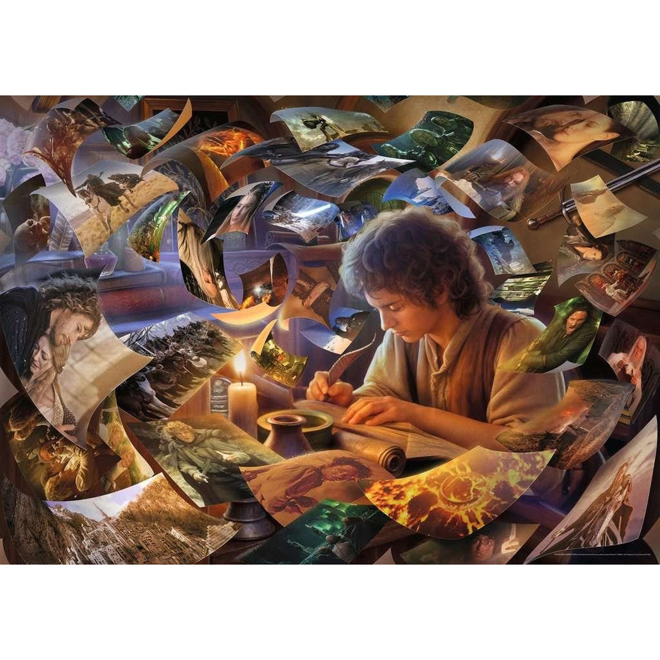 Produktbild Der Herr der Ringe Puzzle Frodos Reise (1000 Teile)