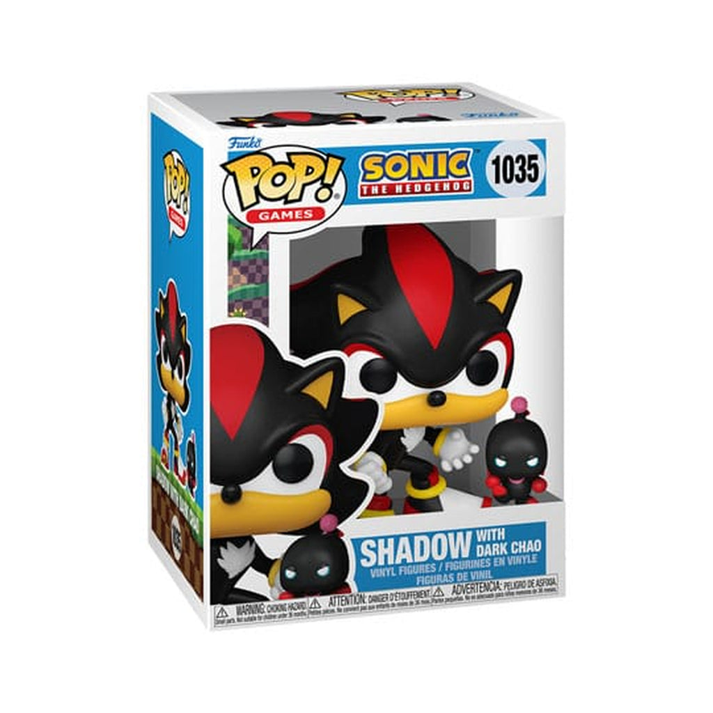 Produktbild Sonic The Hedgehog POP & Buddy! Vinyl Figur Shadow w/DChao