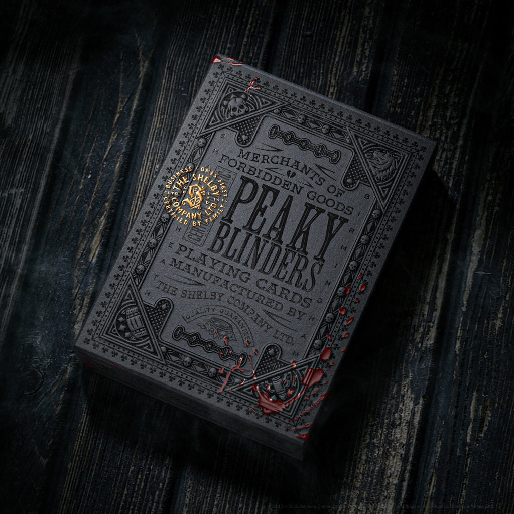 Produktbild Peaky Blinders Spielkarten Forged In Smoke and Blood