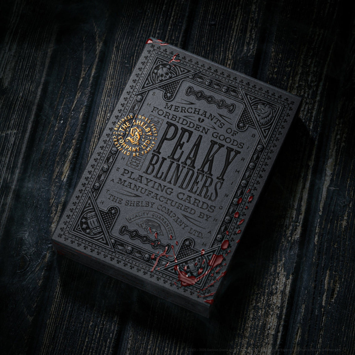 Produktbild Peaky Blinders Spielkarten Forged In Smoke and Blood