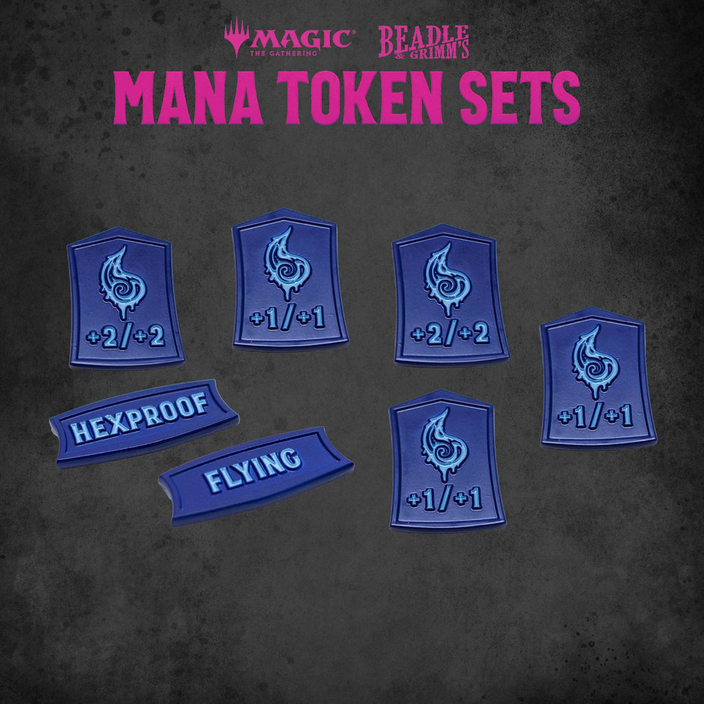 Produktbild Magic the Gathering Dice and Token Pack Blue Mana