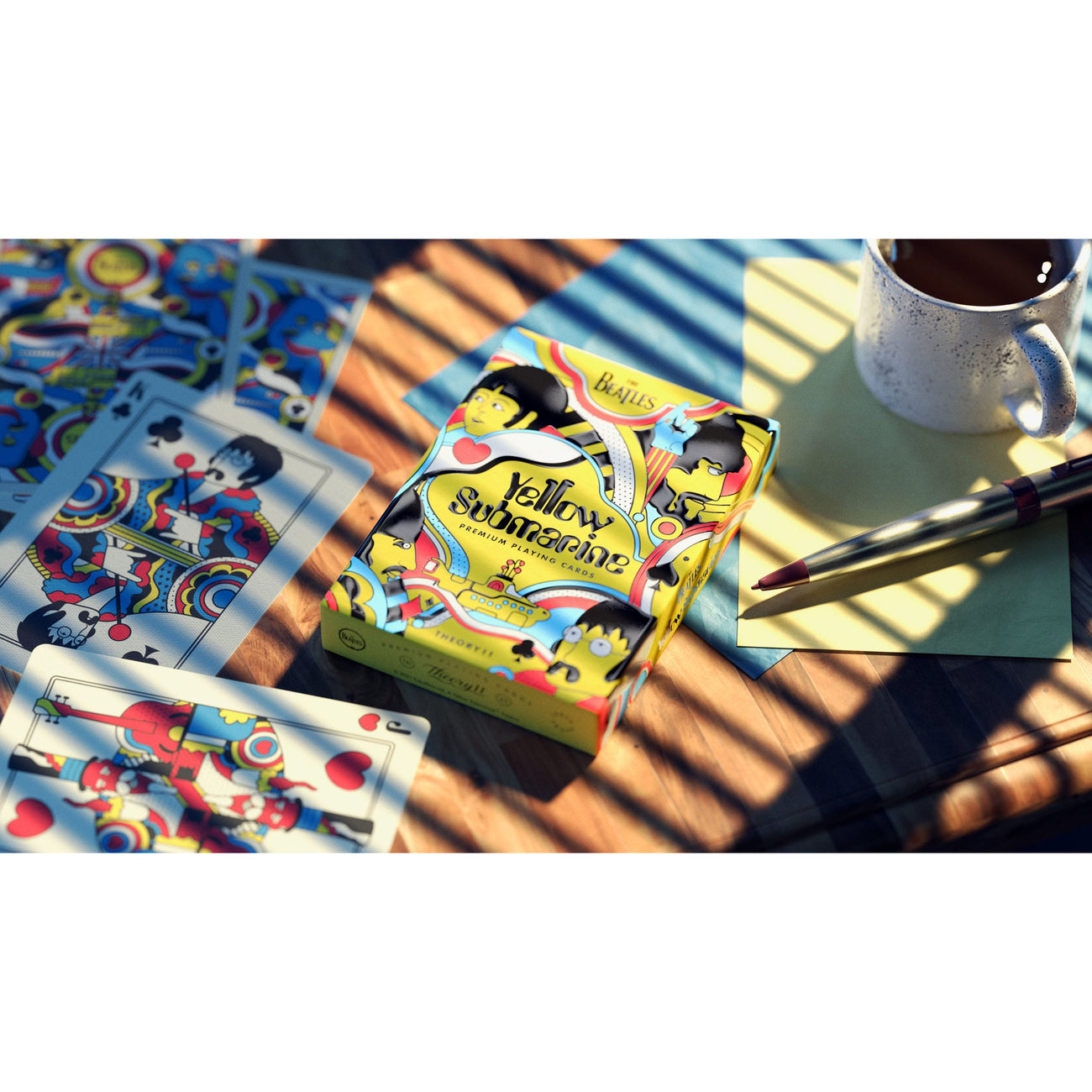 Produktbild The Beatles Spielkarten Yellow Submarine