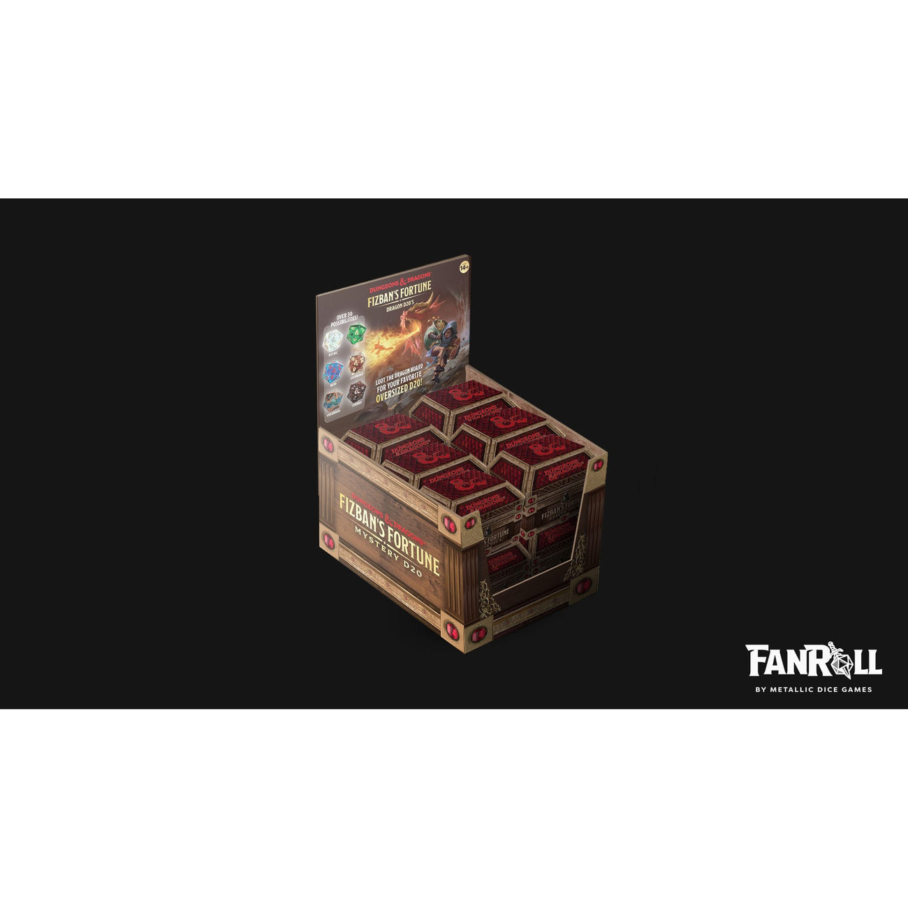 Produktbild Dungeons & Dragons Blind Mystery Box Würfel Fizban's