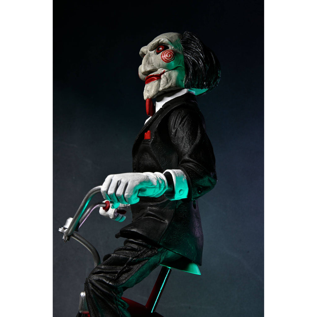 Produktbild Saw Actionfigur mit Sound Billy mit Dreirad 30 cm