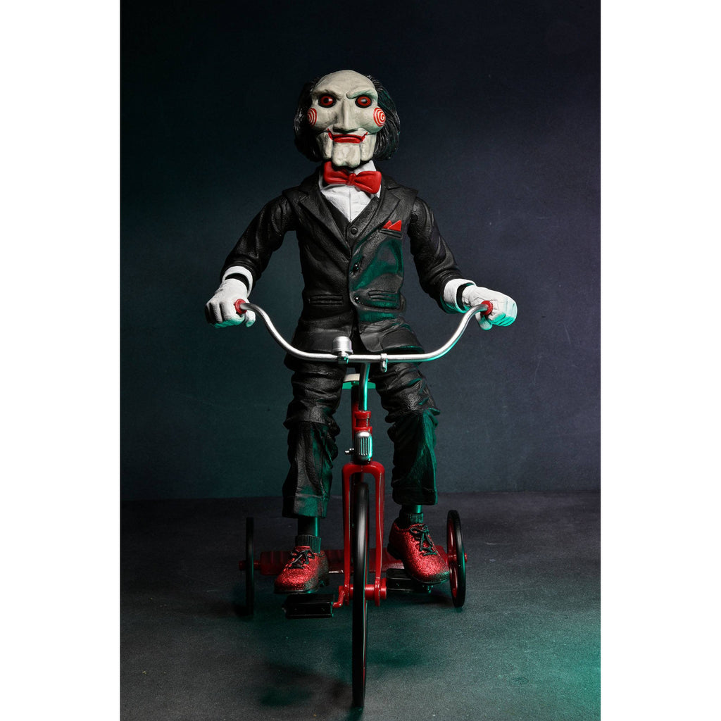 Produktbild Saw Actionfigur mit Sound Billy mit Dreirad 30 cm
