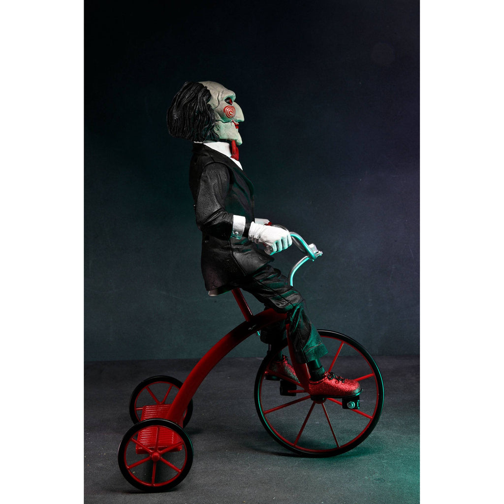 Produktbild Saw Actionfigur mit Sound Billy mit Dreirad 30 cm