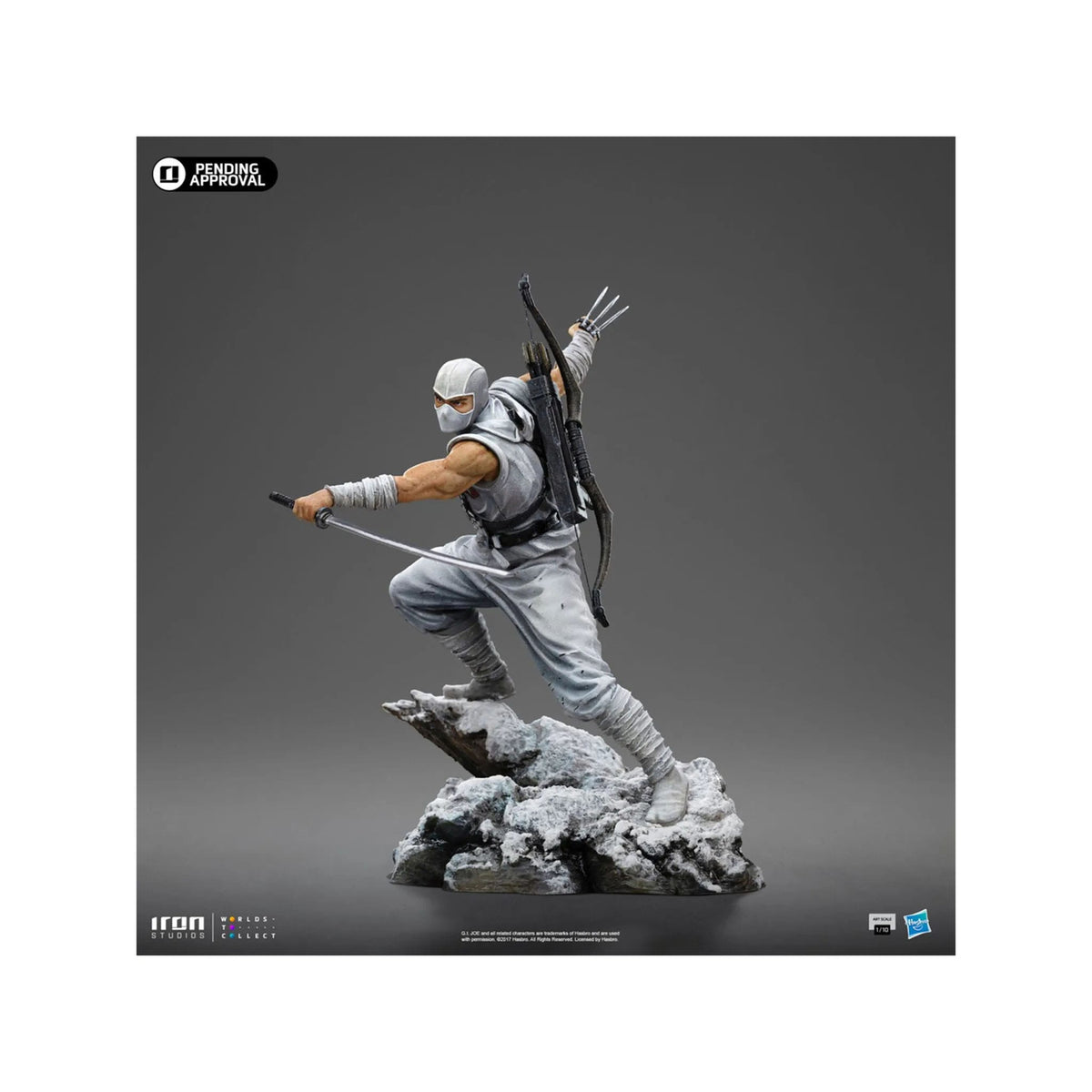 Produktbild GI Joe Art Scale Statue 1/10 Storm Shadow 23 cm