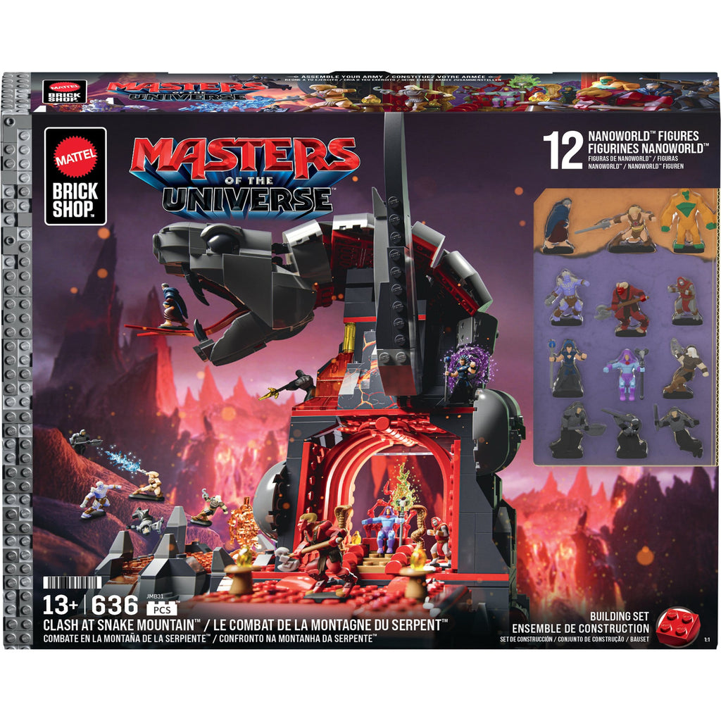 Produktbild Masters of the Universe Mattel Brick Shop Bauset Snake
