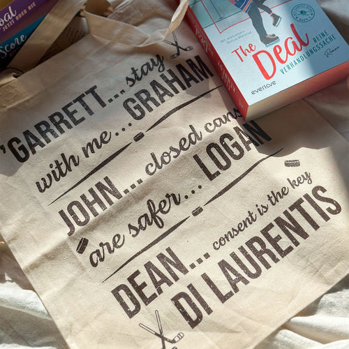 Produktbild Garrett, John und Dean Jutebeutel für Off Campus Fans
